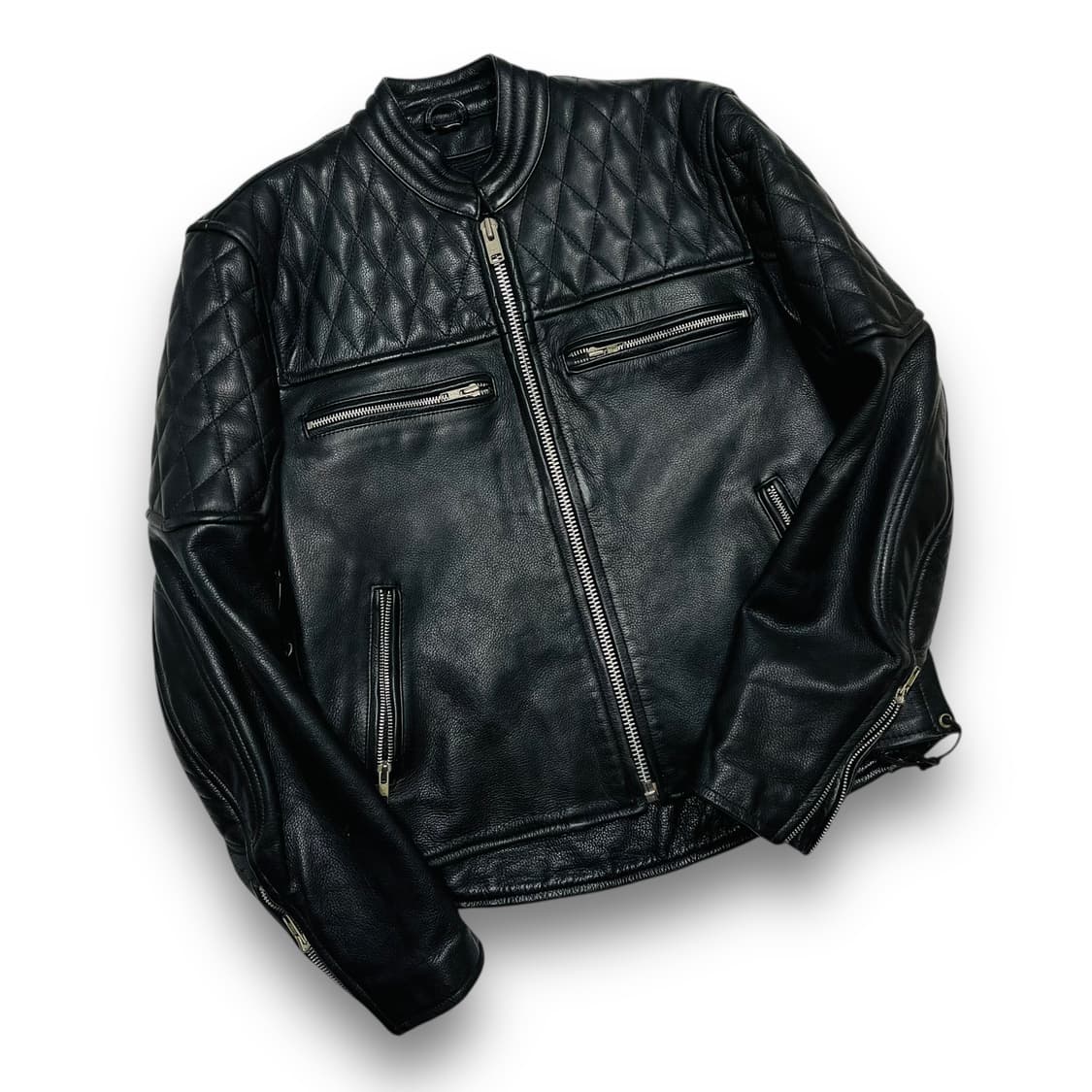 BUCKLER CRAFT Real Leath Biker Jacket 상품이미지2