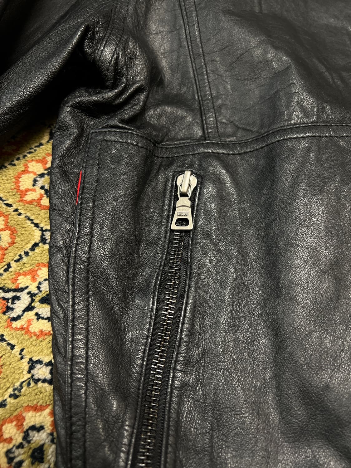 [XL] 리바이스 빈티지 리얼레더 싱글 라이더 가죽자켓 상품이미지6