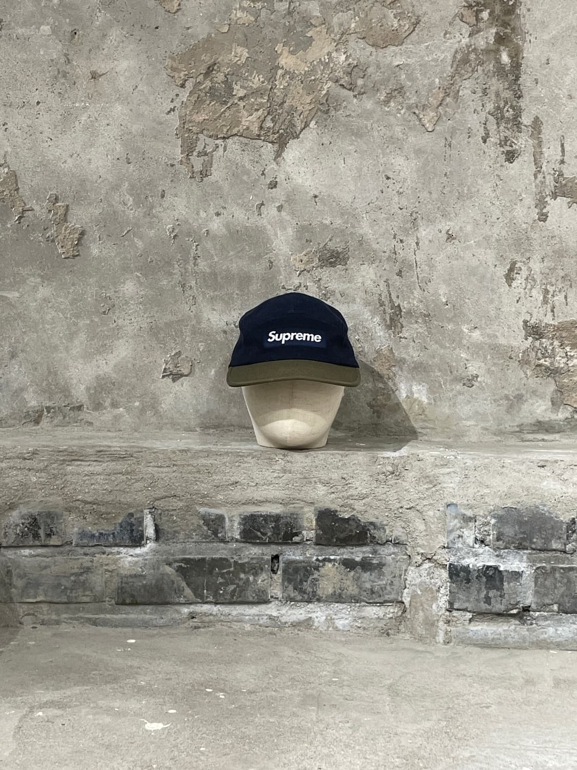슈프림 23F/W 네이비 카키 울 캠프캡 상품이미지2