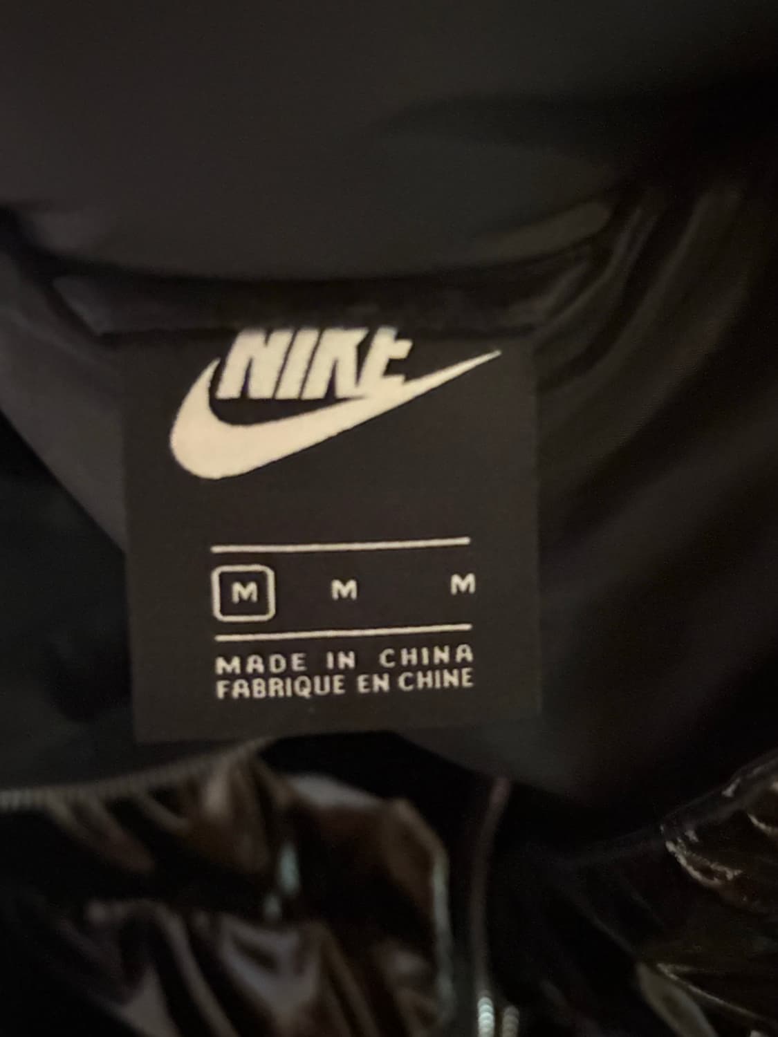 나이키 아이콘 클래쉬 유광 패딩 블랙 M 상품이미지2
