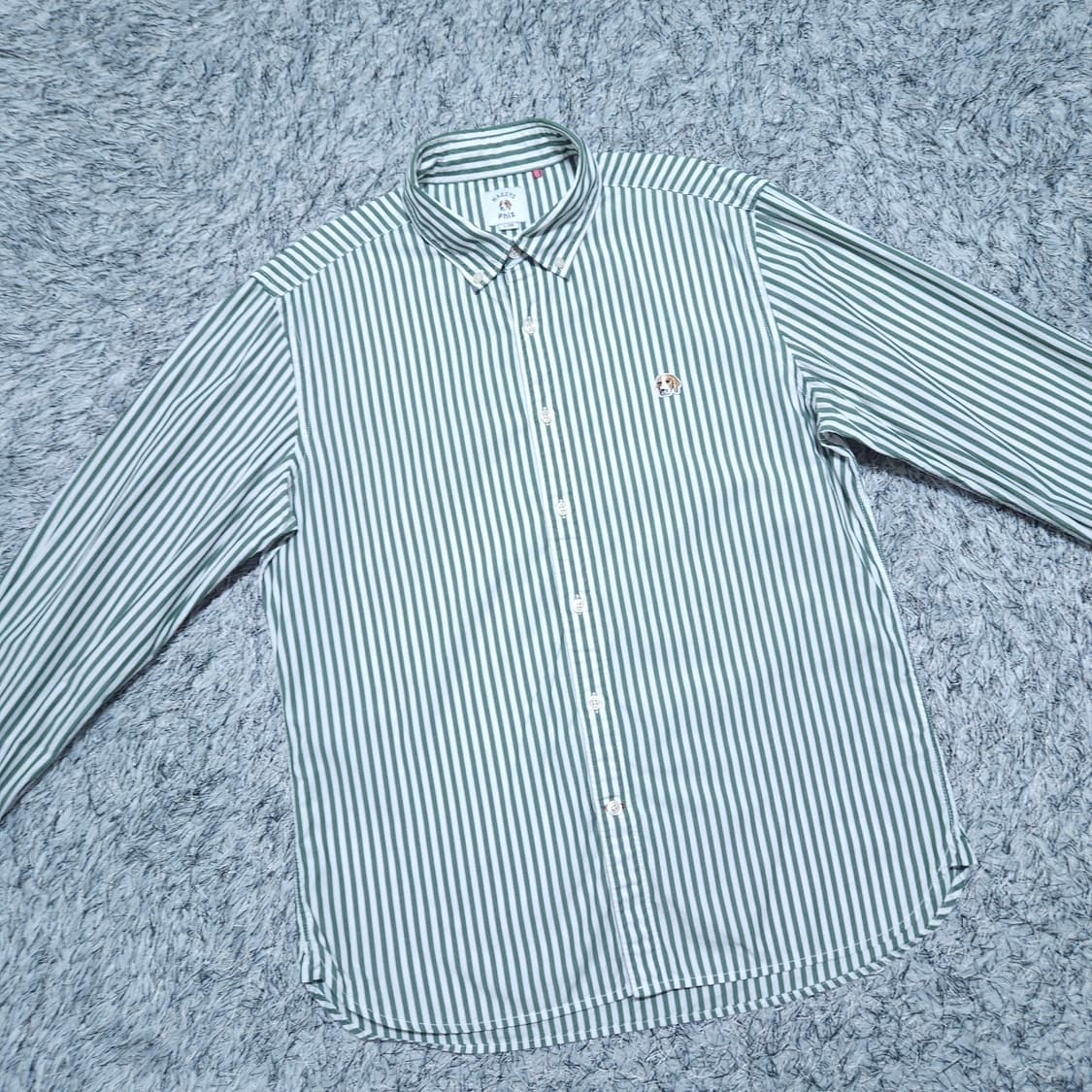 헤지스피즈)105 남자 스트라이프 셔츠남방 / 왕눈이샵 상품이미지2