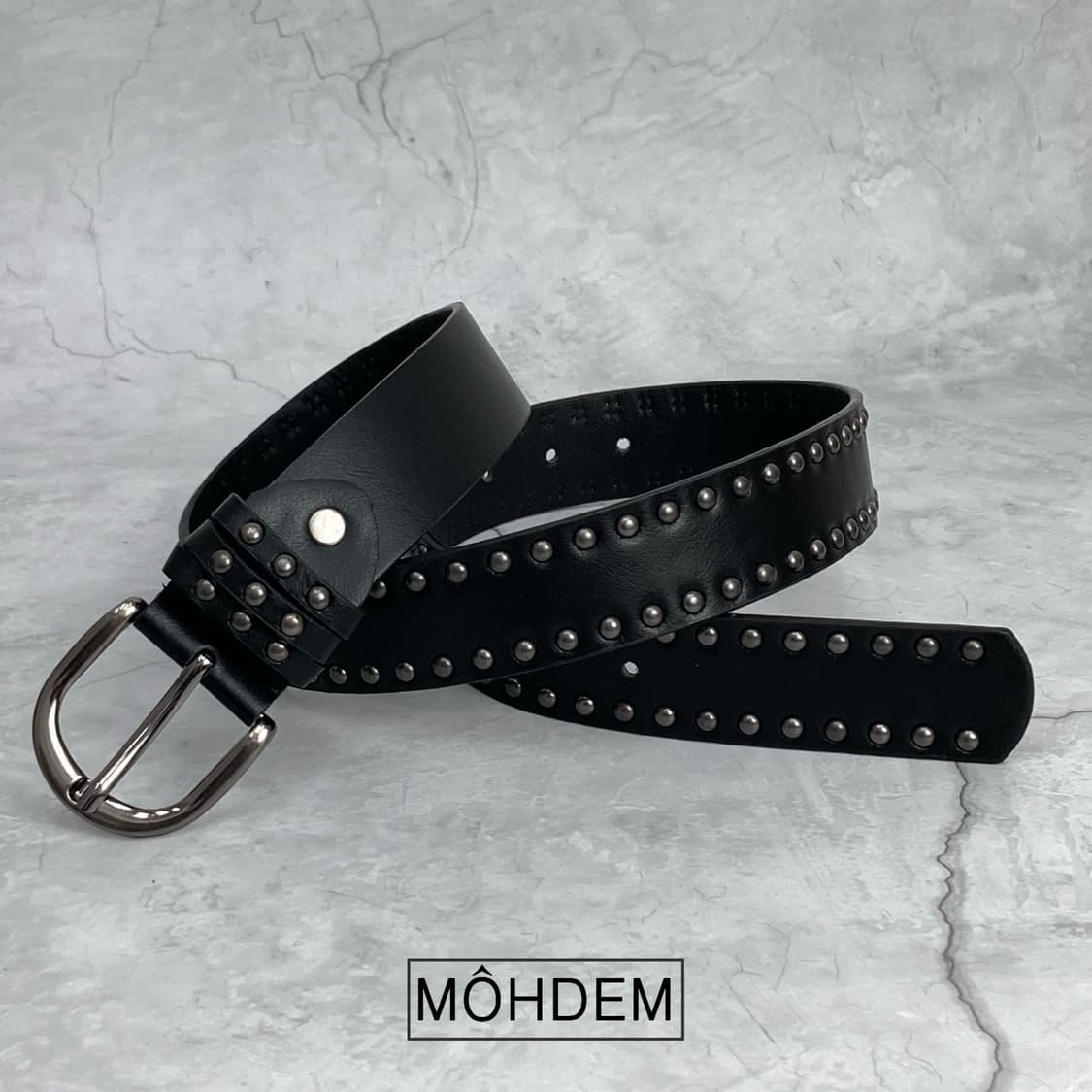 [Unisex]더블 스터드 웨스턴 찡 벨트 상품이미지7