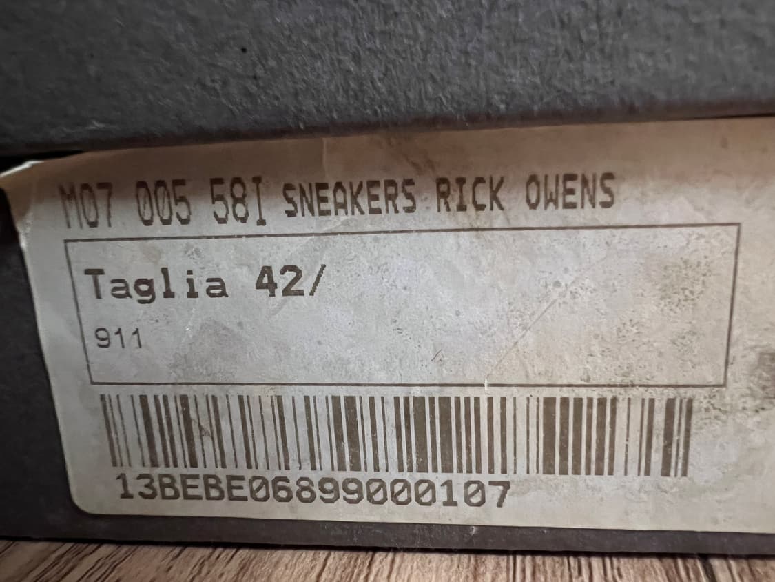 릭오웬스 지오바스켓 42 상품이미지7