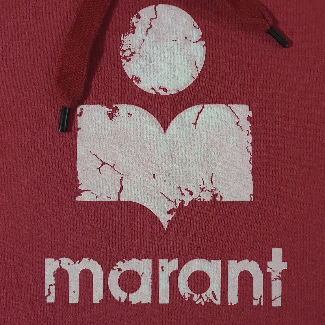 이자벨마랑 오버사이즈 빈티지 로고 후드티 L 핫핑크 상품이미지3