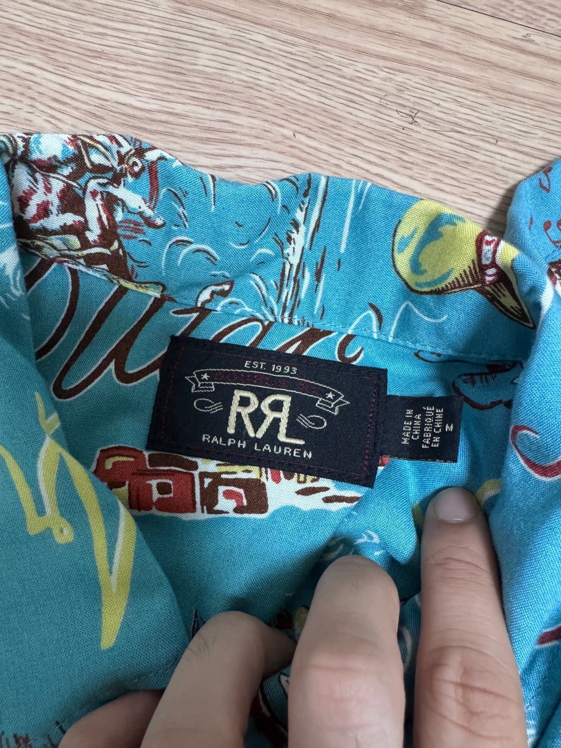 RRL 더블알엘 알로하 하와이안 셔츠 M 상품이미지4