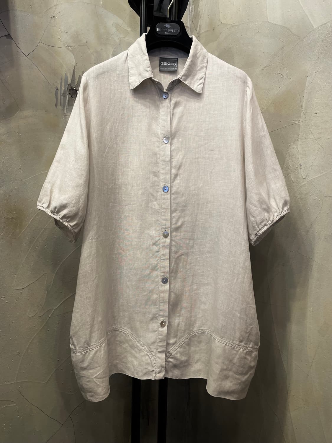 가이거 린넨 블라우스 66~77 상품이미지1