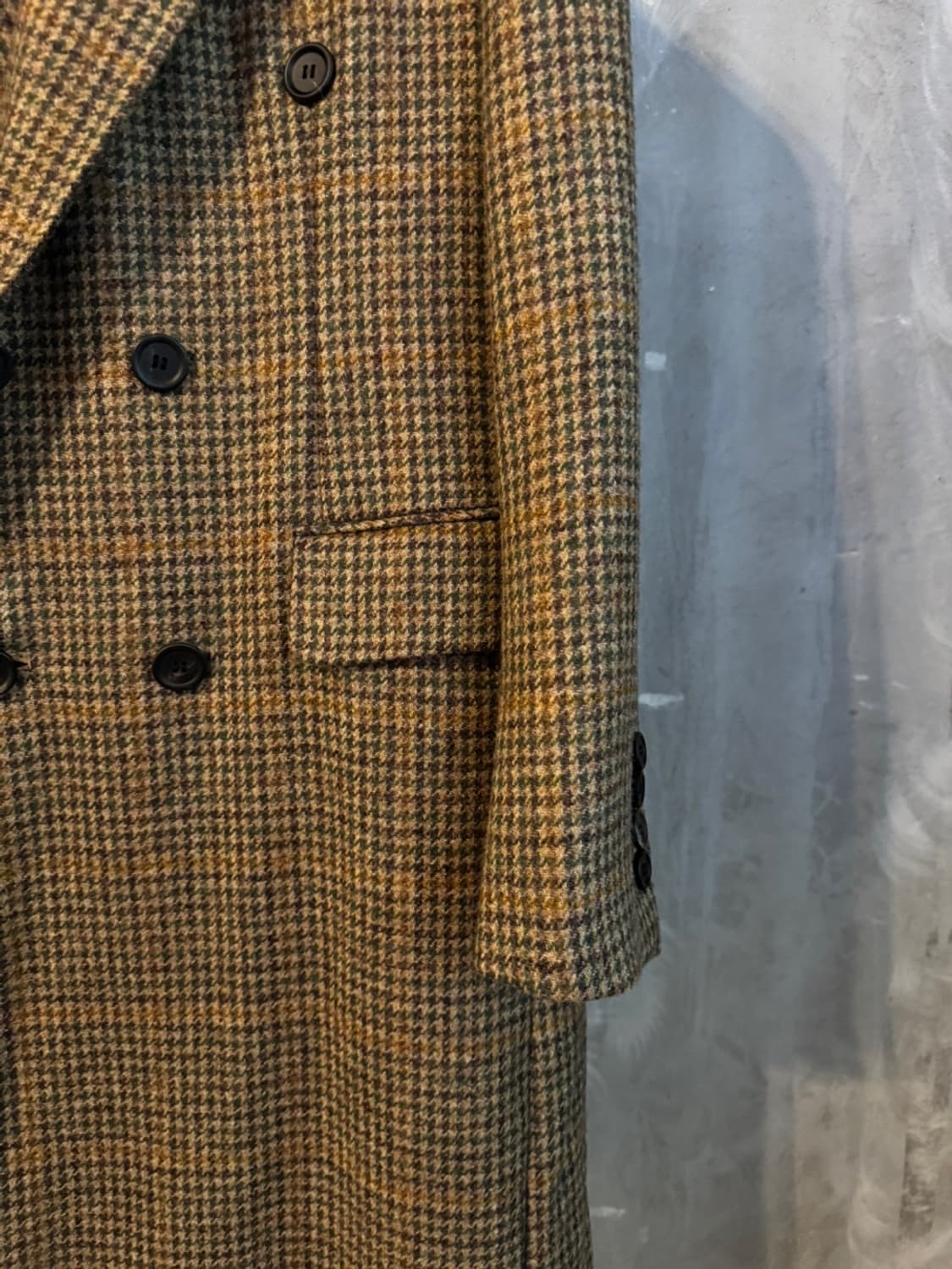 더 로알 클럽 트위드 폴로코트 100 상품이미지4