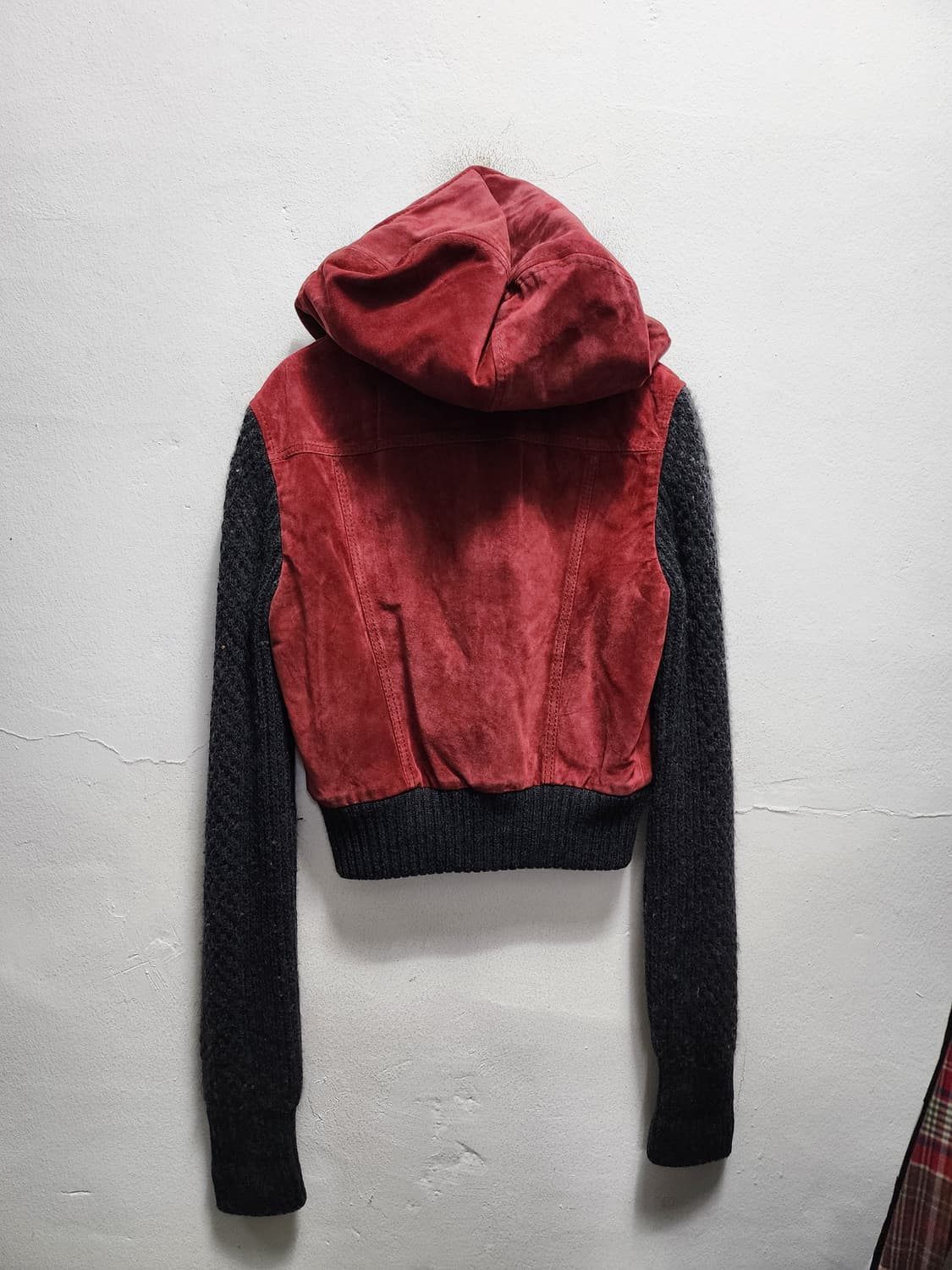 막스마라 Y2K 스포츠막스 송아지가죽배색 크롭자켓 상품이미지2