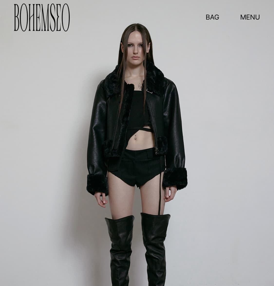 보헤미안서울 무스탕 24fw 상품이미지1