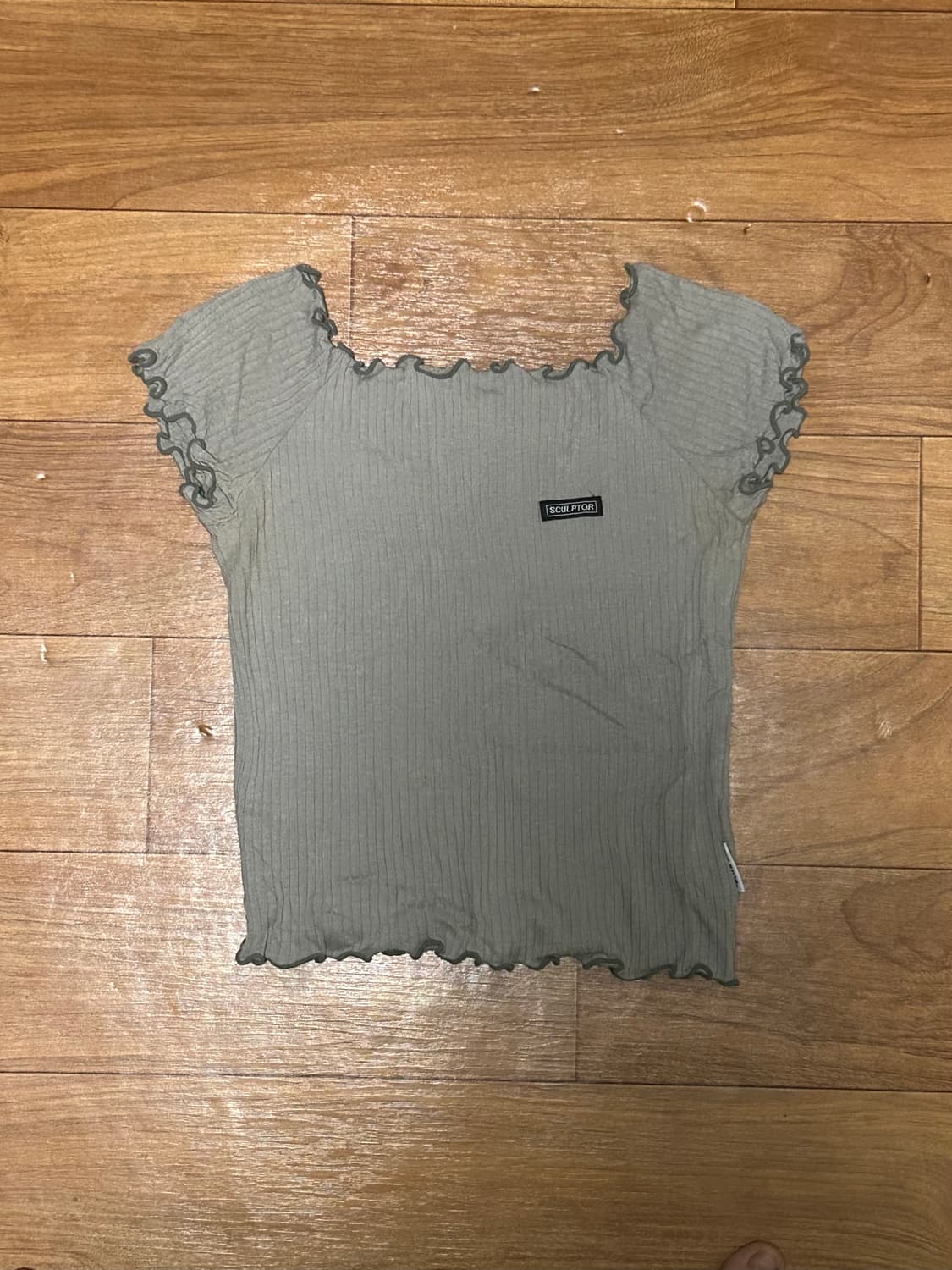 Retro Lettuce-Edge Top 상품이미지2