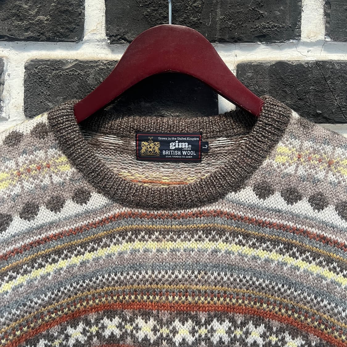 gim 브리티시 울 페어아일 니트 상품이미지2
