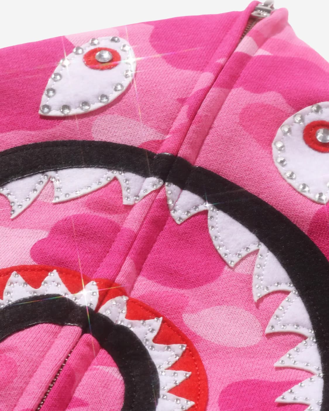 베이프 크리스탈 샤크 크롭 후드 M 상품이미지2