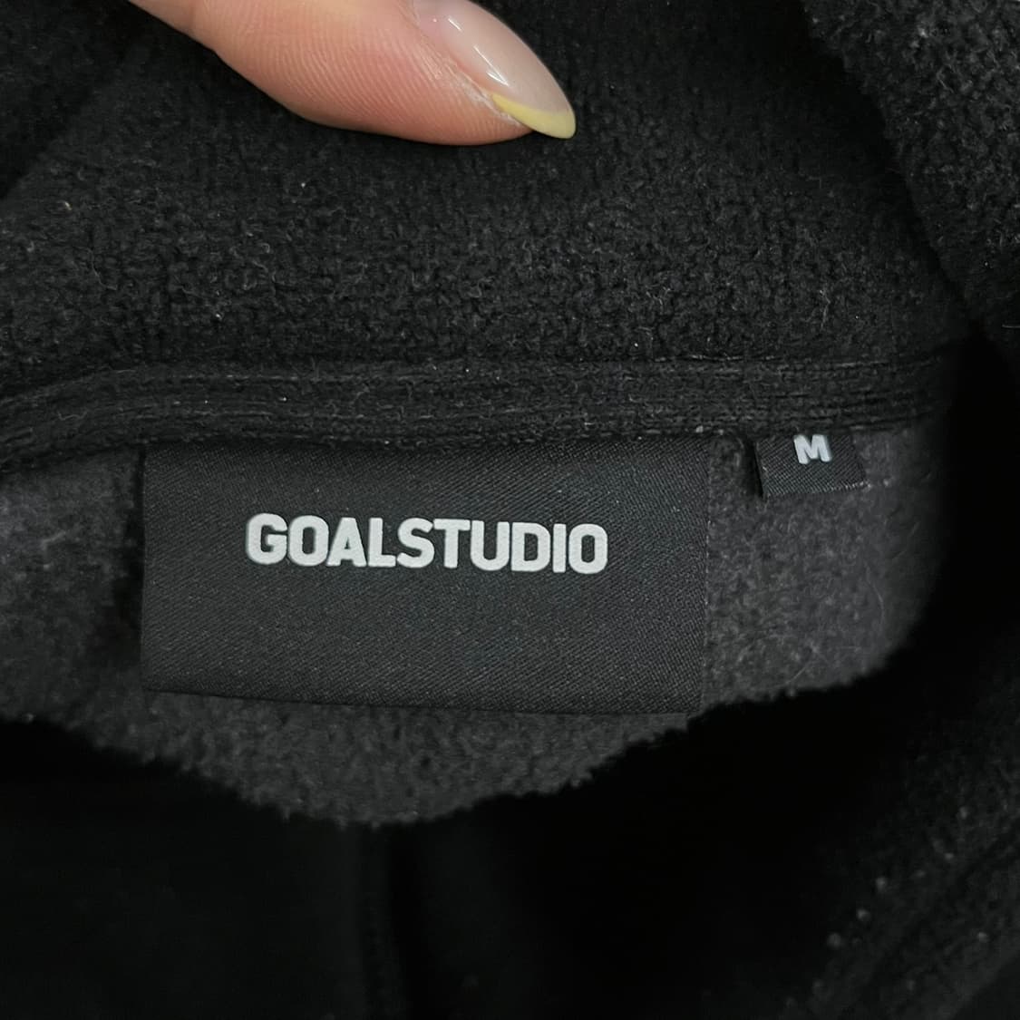 [정품/M] 골스튜디오 블랙 플리스 조끼 b10 상품이미지4