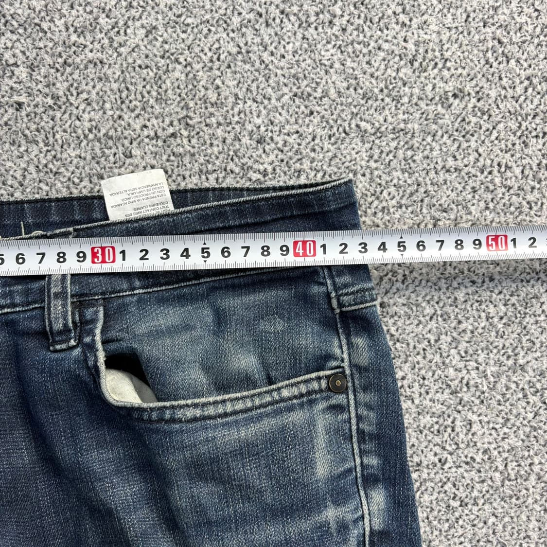 W34L32 캘빈클라인 워싱 데님팬츠 0409J 상품이미지6