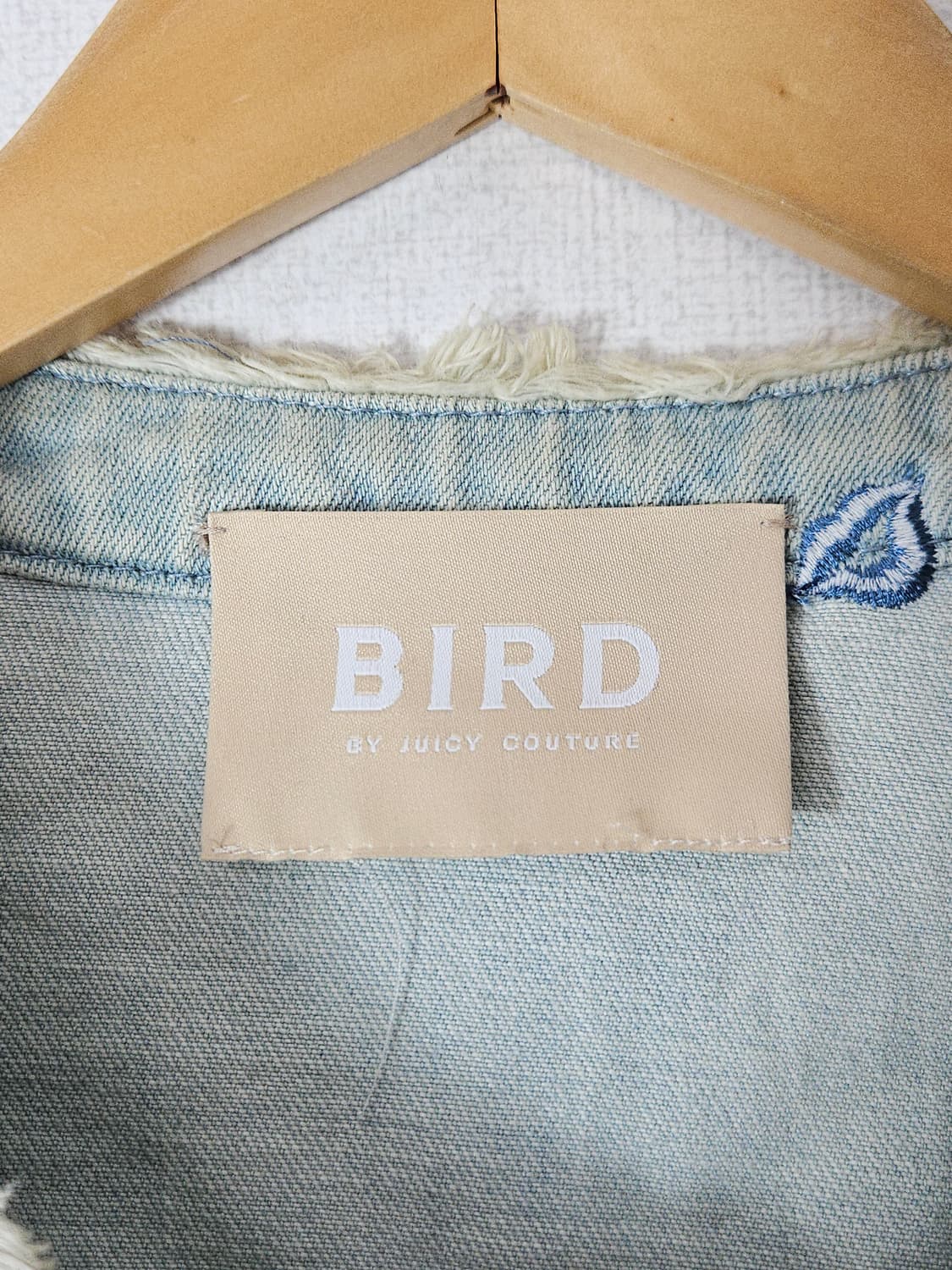 한섬 버드 BIRD 골드버튼 데님자켓 자수 82 상품이미지3