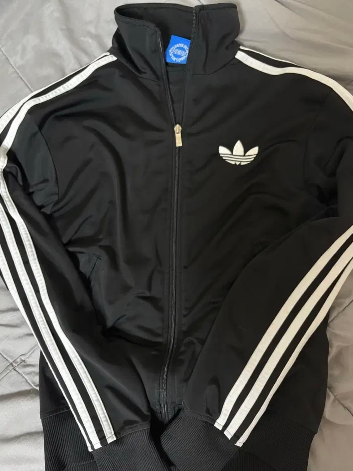 아디다스 파이어버드 구파이어버드 져지 집업 트랙탑  85 블랙 상품이미지1