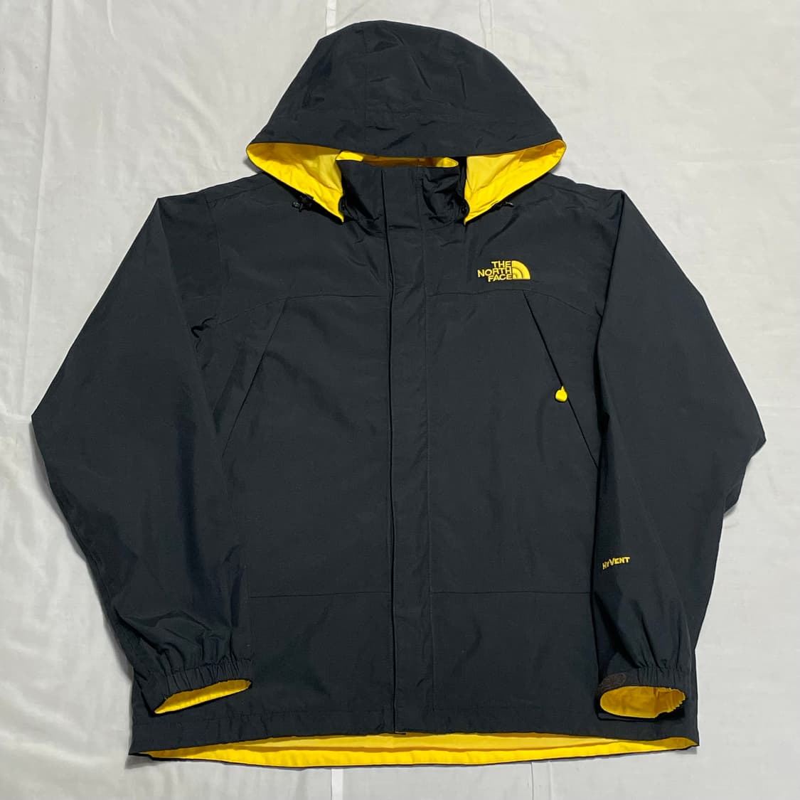 M 노스페이스 하이벤트 옐로우 배색 나일론 후드자켓 상품이미지2