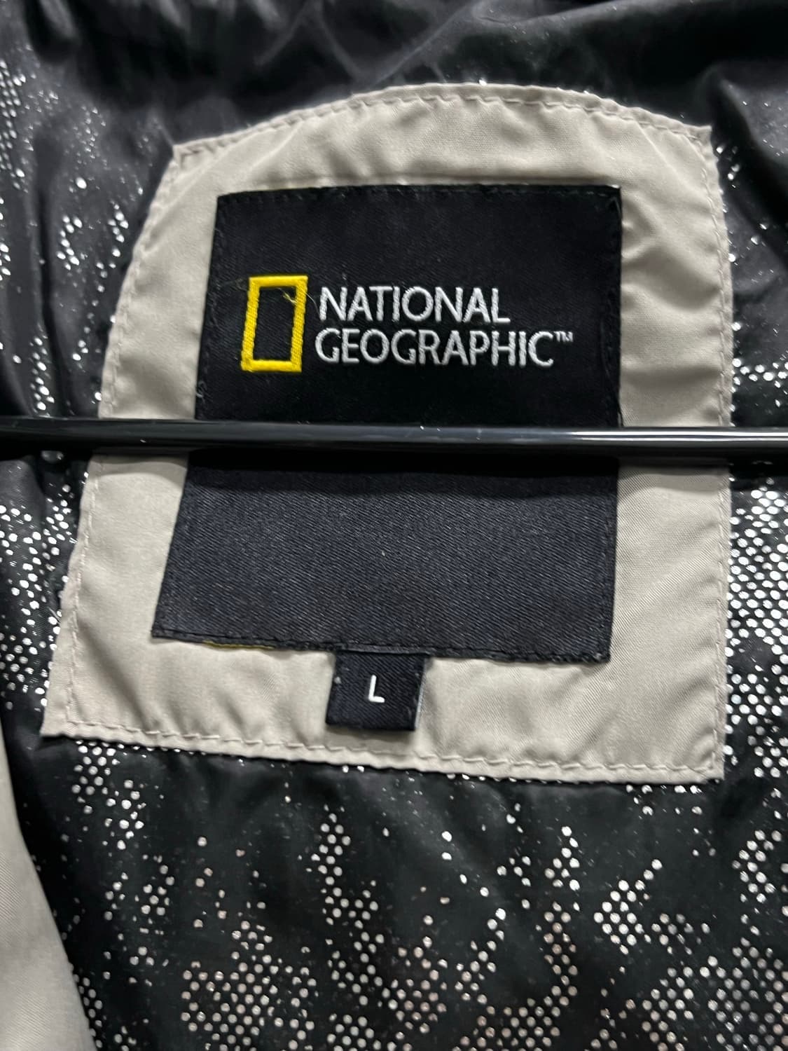 (L) 내셔널지오그래픽 골든 몰 숏 구스 후드 다운 점퍼 아게이트 그레이 상품이미지5