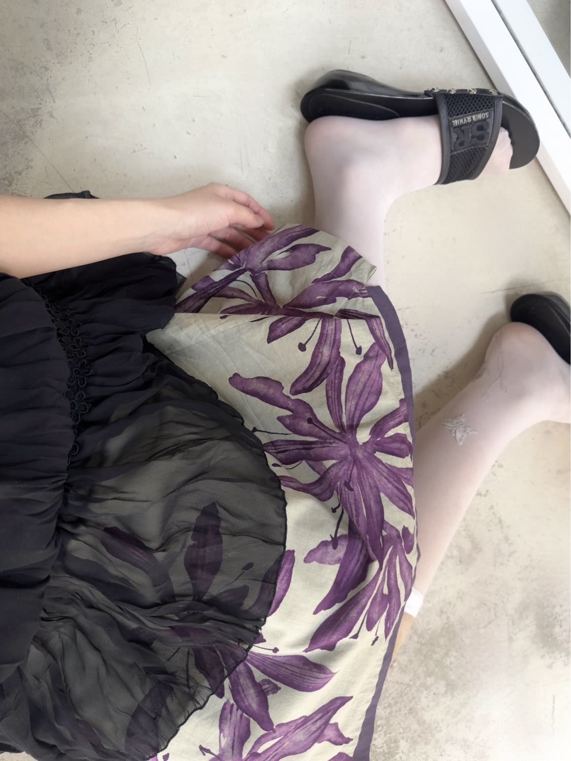 SONIA RYKIEL mesh strap mule 상품이미지7