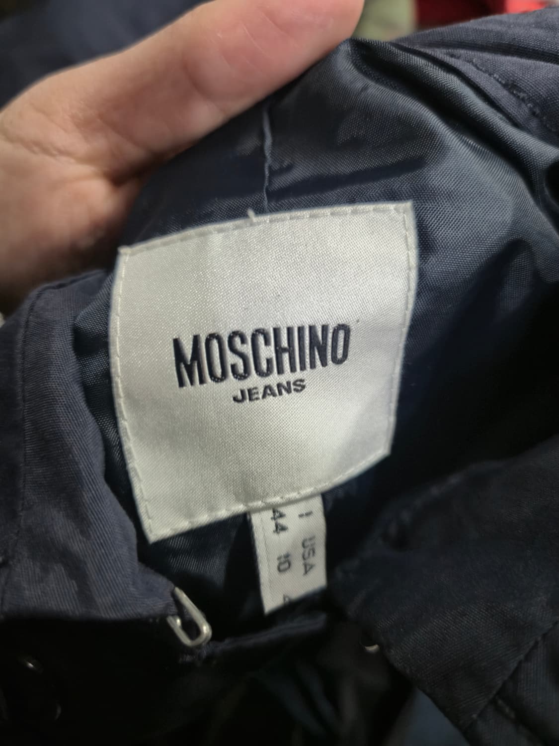 모스키노 네이비 트렌치 코트 상품이미지3