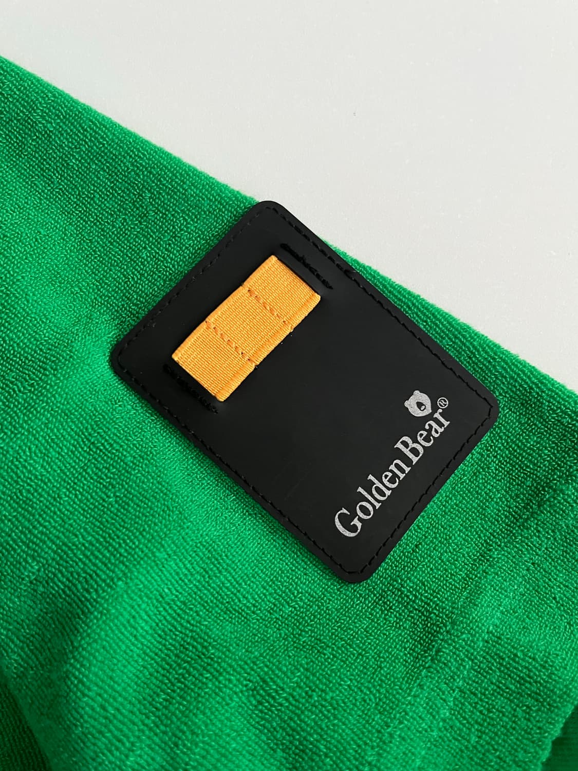XS) 골든베어 23ss 테리 반팔 피케 티셔츠 그린 상품이미지5