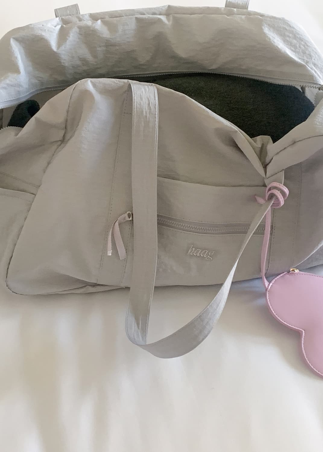 헤이그 a duffel bag silver 더플백 실버 상품이미지2