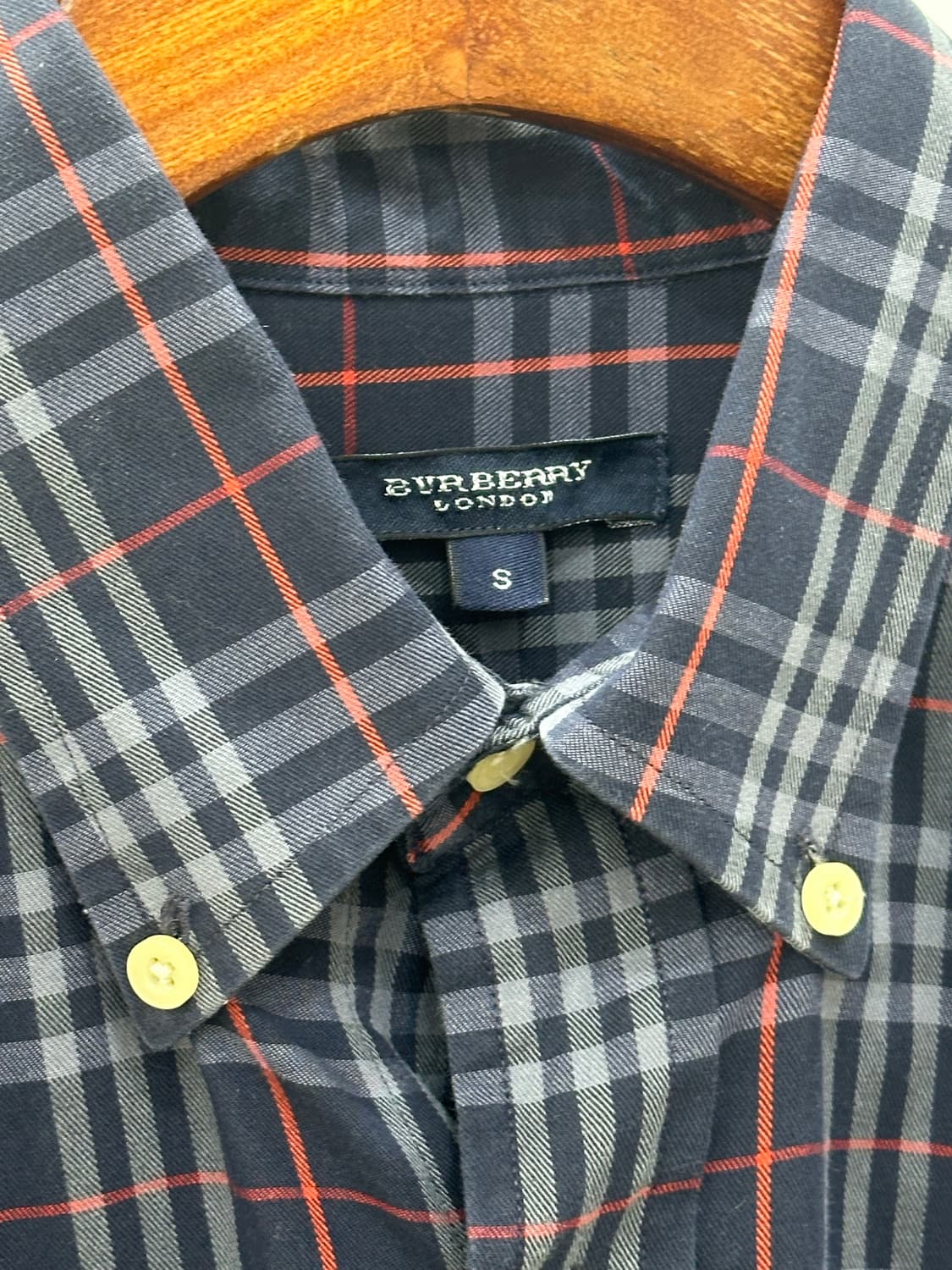 버버리 남성 체크 남방 상품이미지7