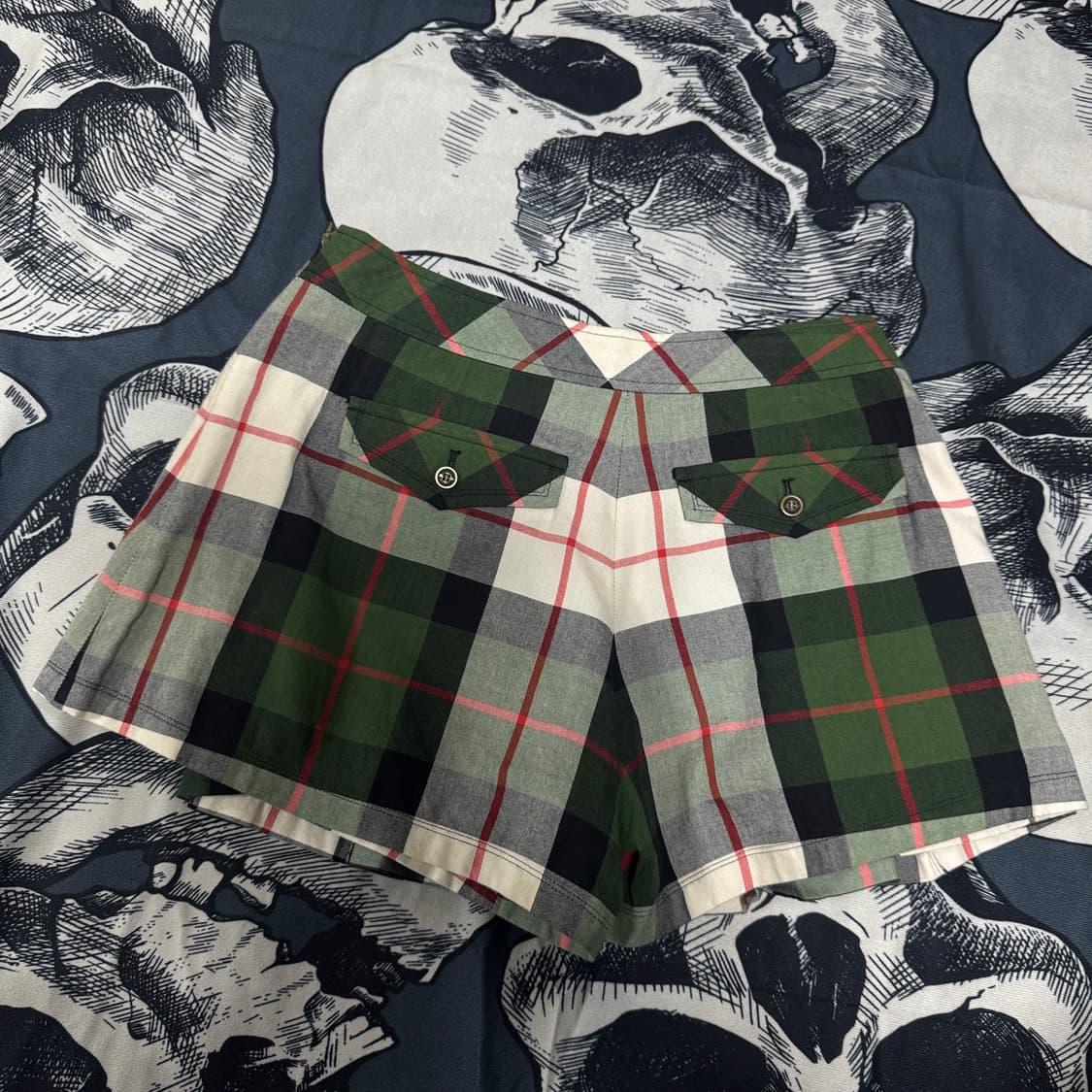 버버리 블루라벨  체크치마바지 38 사이즈 상품이미지10