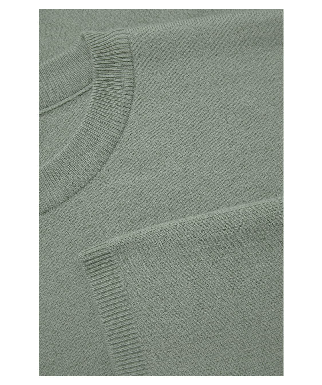 쿠어 캐시미어 니트 더스티그린 L사이즈 상품이미지4