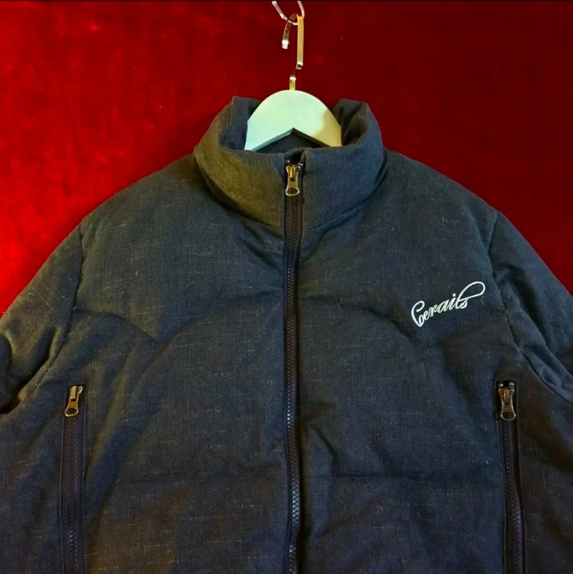 (미사용)로레일즈 데님 크롭 덕다운 자켓 상품이미지5