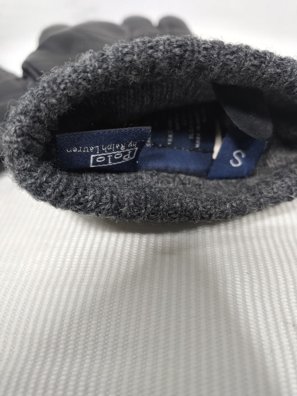 폴로 랄프로렌 퀼팅 양가죽 장갑 S 상품이미지3