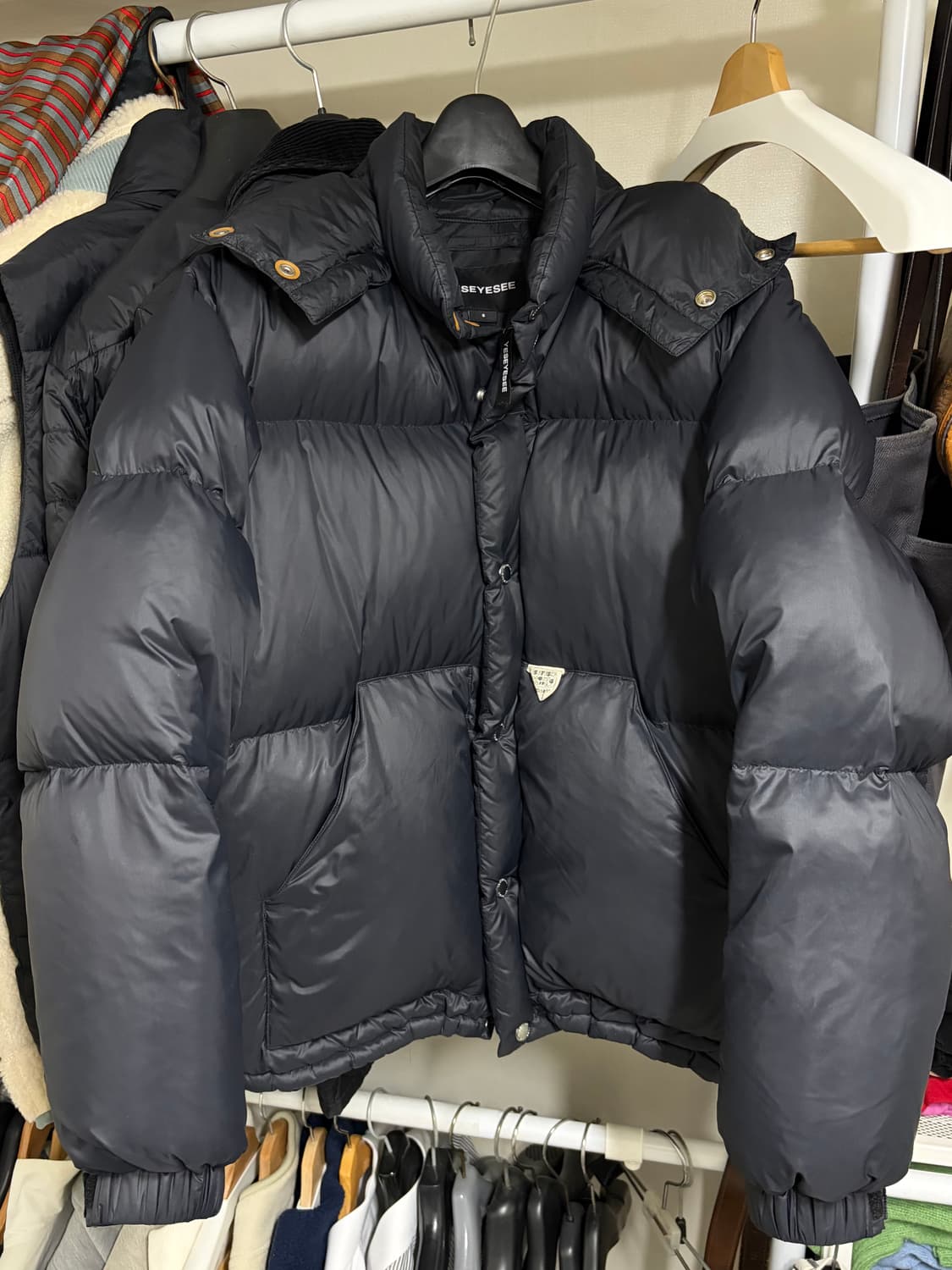 yeseyesee 예스아이씨 후드 다운 패딩 s 상품이미지6