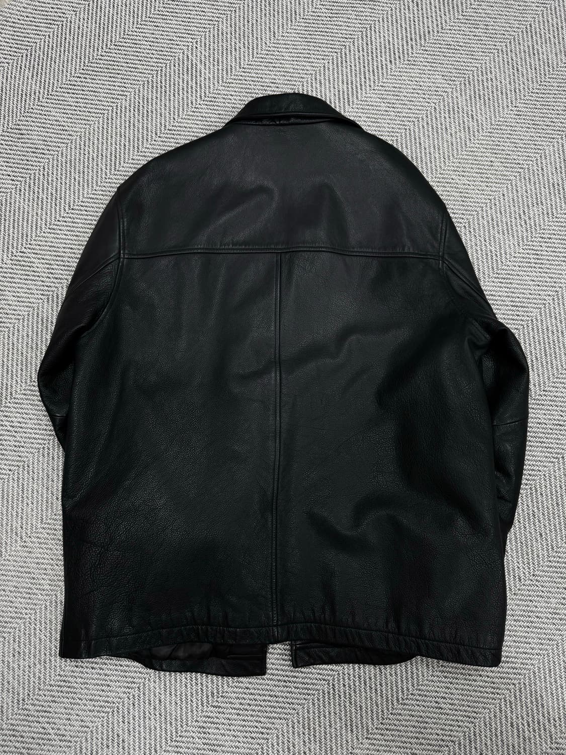 올드 갭 레더 카 코트 블랙 XL 상품이미지3