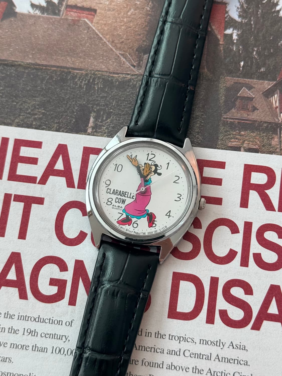 Seiko 세이코 ALBA Quartz Clarabelle cow 상품이미지1
