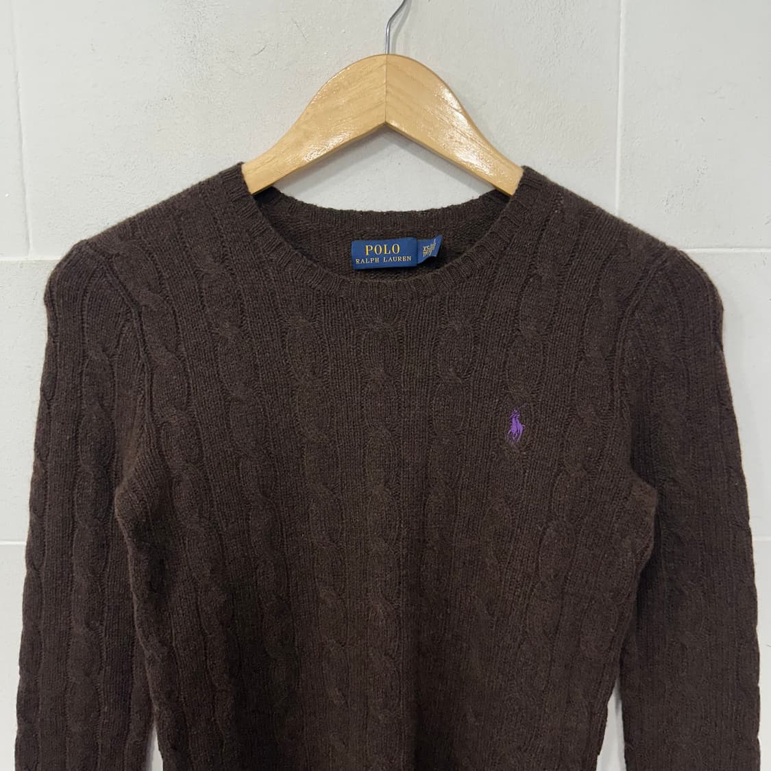 폴로 랄포로렌 꽈배기 니트 상품이미지2