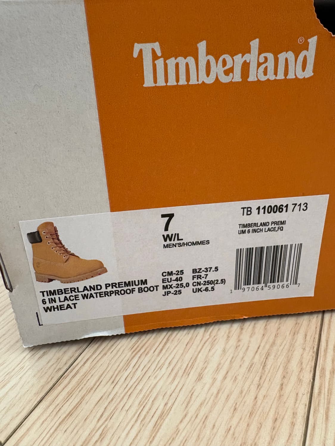 팀버랜드 프리미엄 6인치 워터프루프 부츠 위트 250 상품이미지2