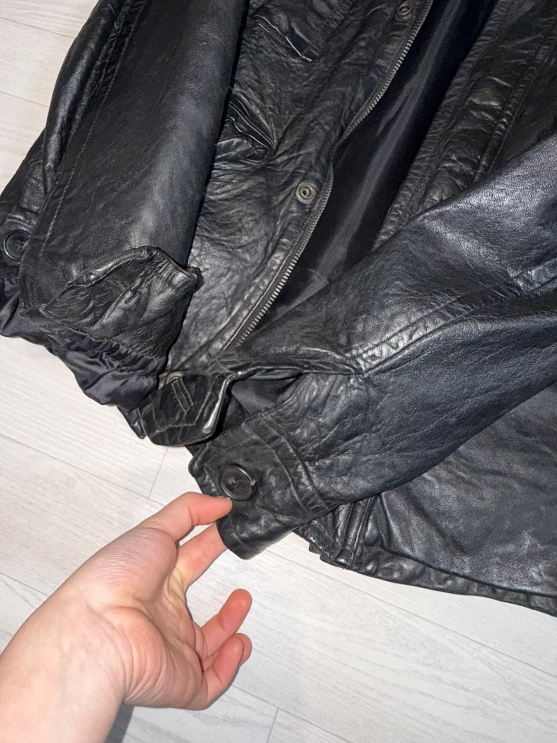리얼레더 램스킨 가죽자켓 상품이미지3