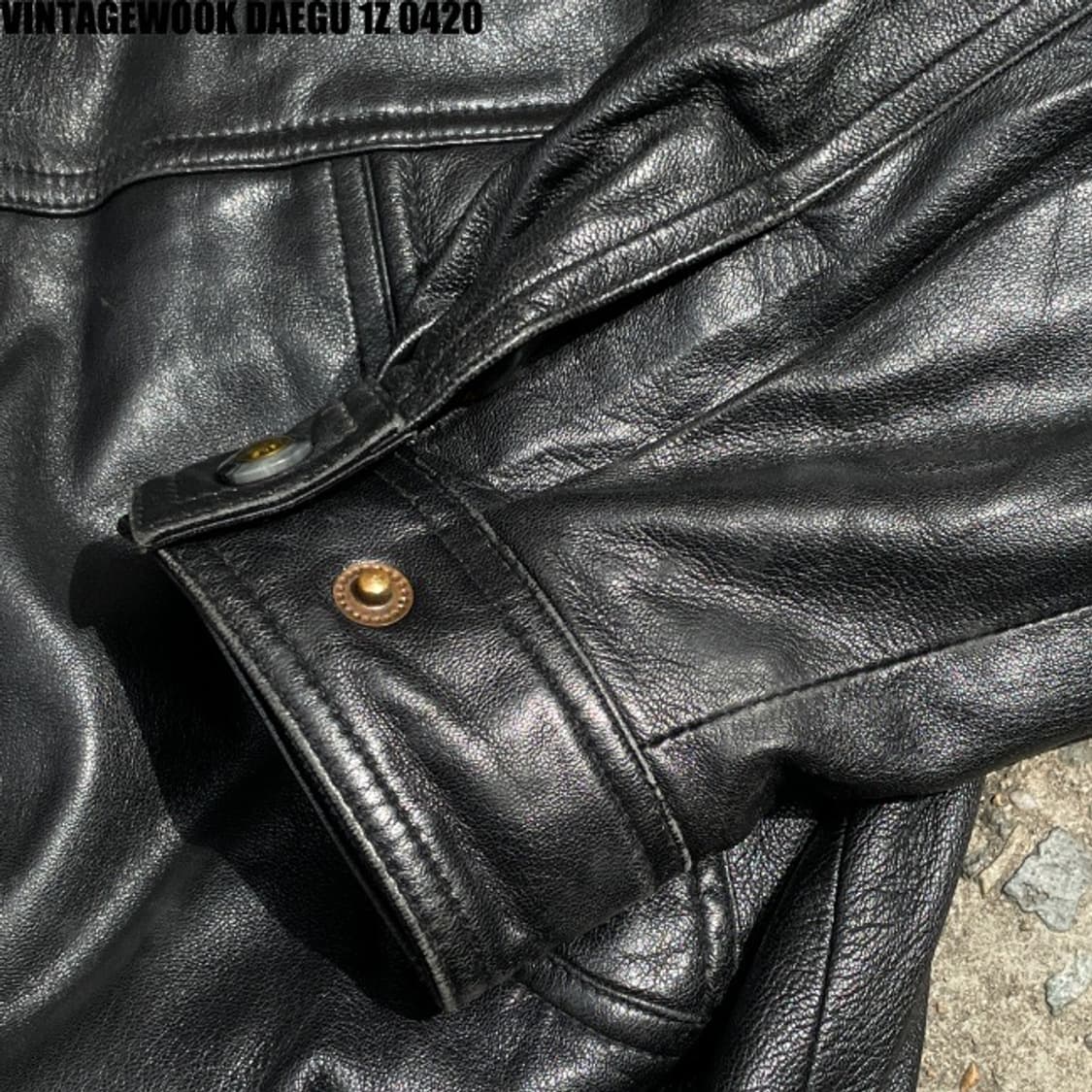 빈티지 리얼레더 양가죽 봄버자켓 상품이미지4