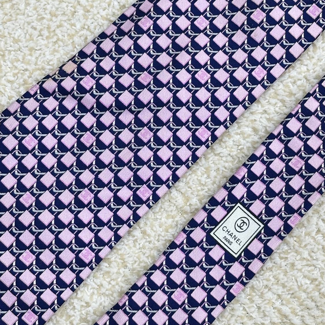 샤넬 실크 넥타이 상품이미지2