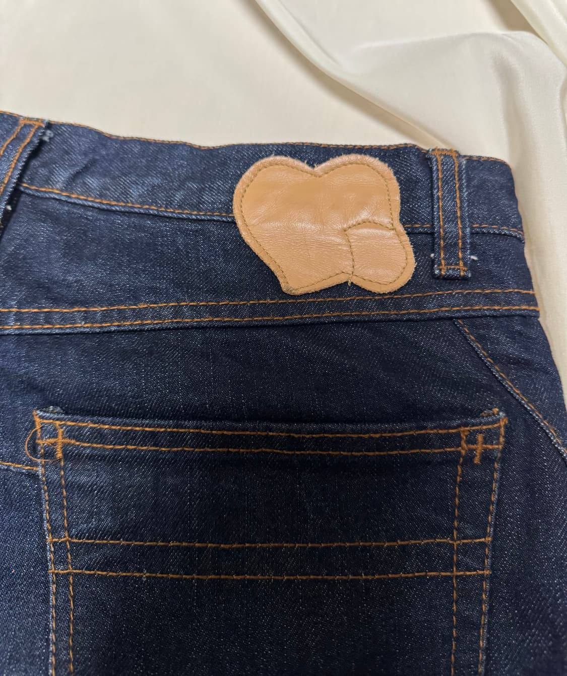 Number (N)ine Heart patch music denim 상품이미지5