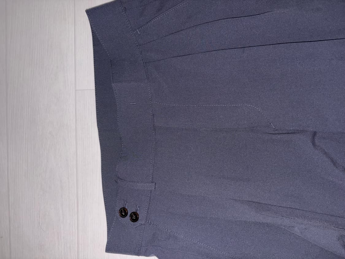 그레이색 와이드 슬랙스 상품이미지3