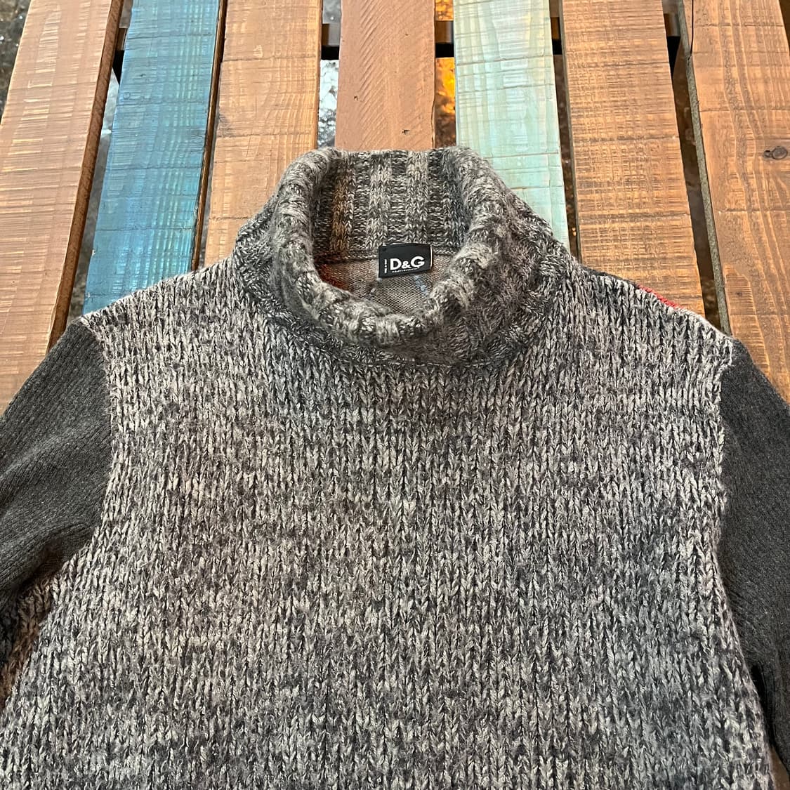 D&G 돌체앤가바나 아가일 청키 터틀넥 상품이미지2