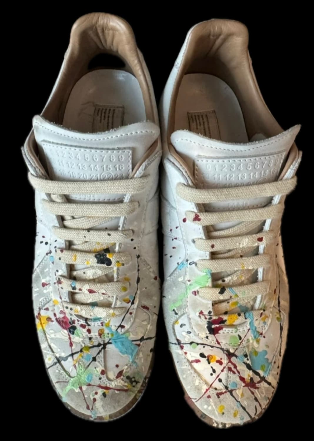 메종 마르지엘라 레플리카 페인트 드롭 스니커즈 상품이미지3