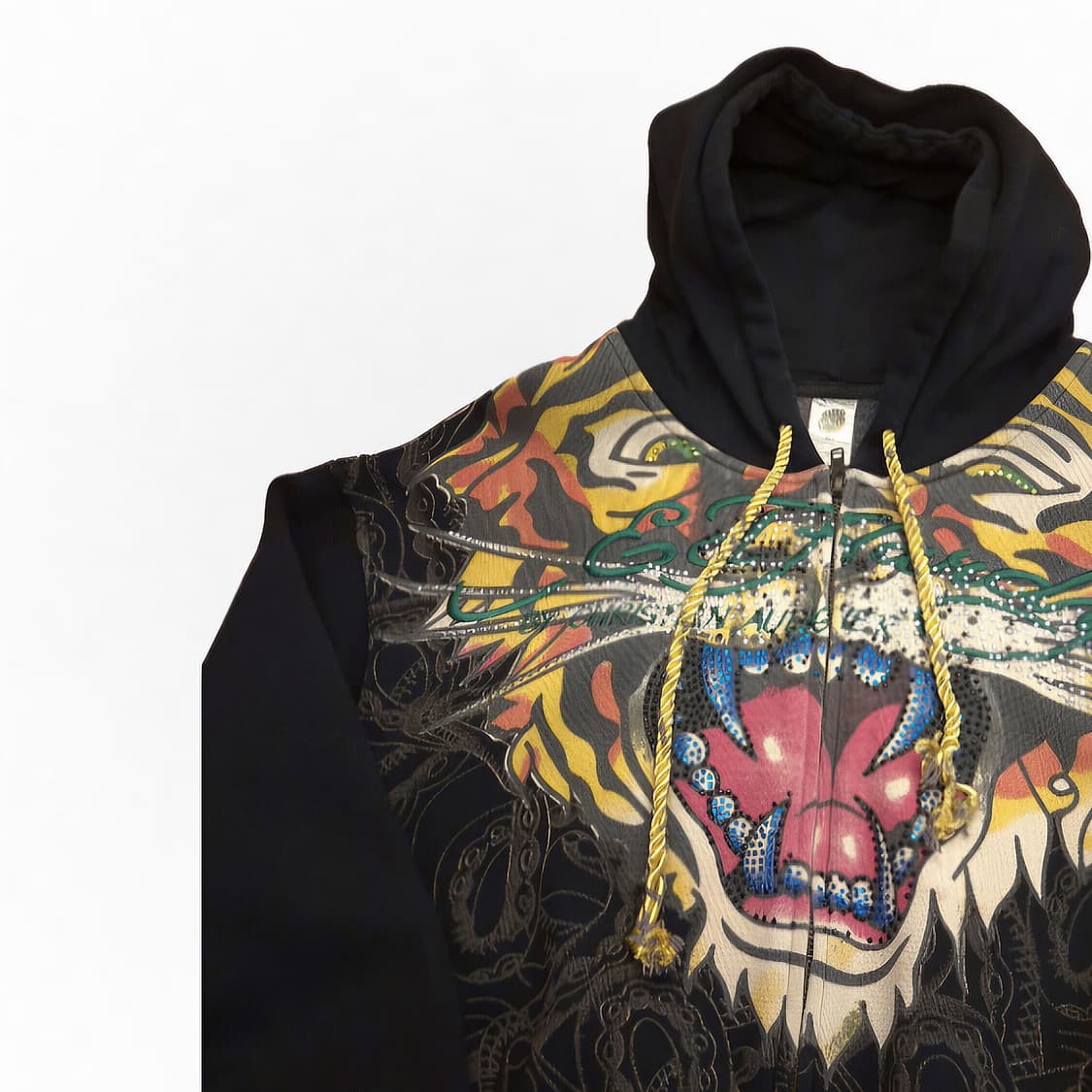 에드 하디 멜로즈 호랑이 프린트 후드 집업 상품이미지3