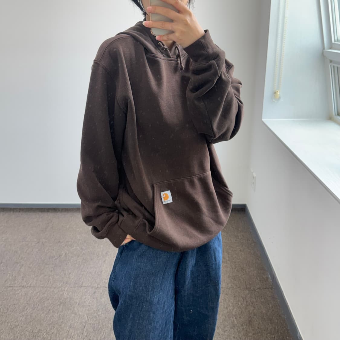 Carhartt 칼하트 브라운 후드티  상품이미지1