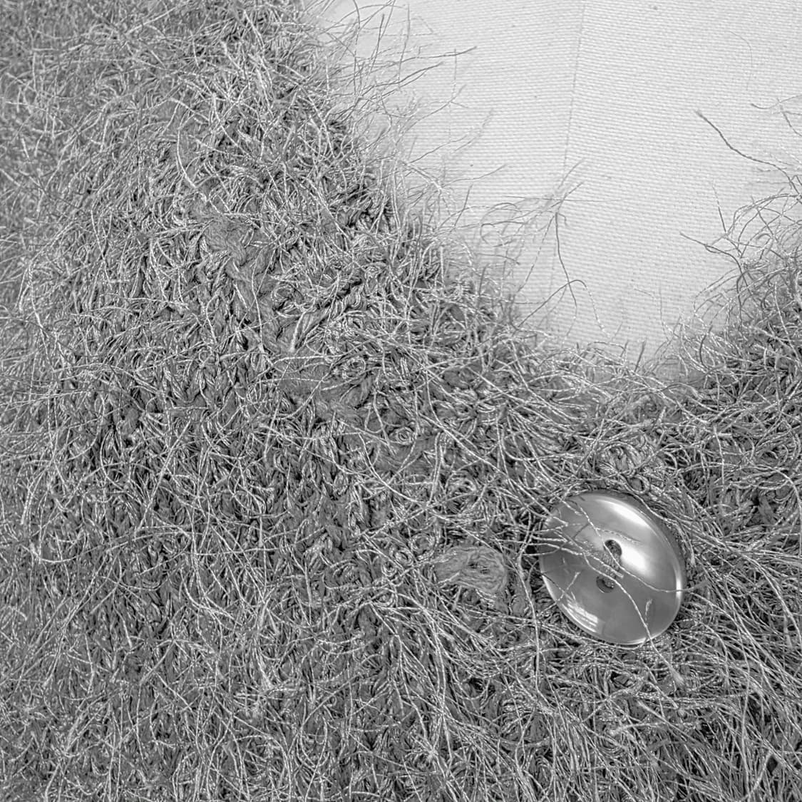 실버그레이 헤어리 브이넥 크롭 가디건 상품이미지8