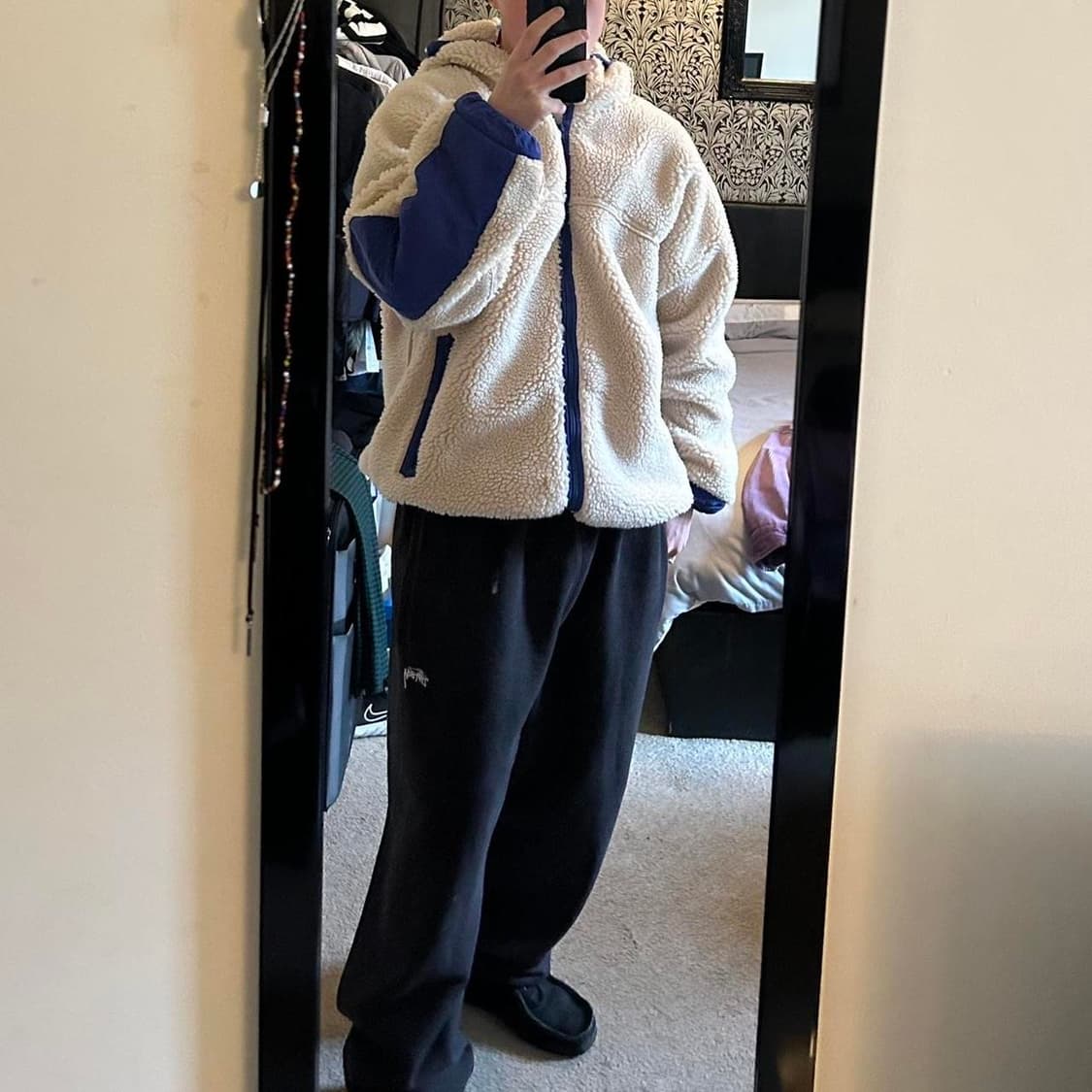 파타고니아 스타일 딥파일 레트로 플리스 실착사진O 상품이미지8