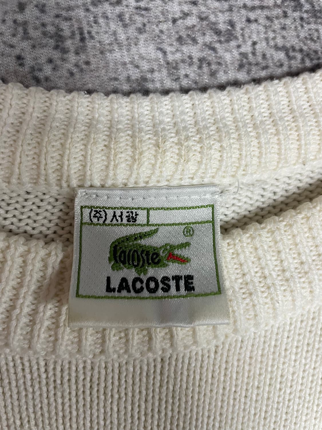 90s LACOSTE wool kint 상품이미지5