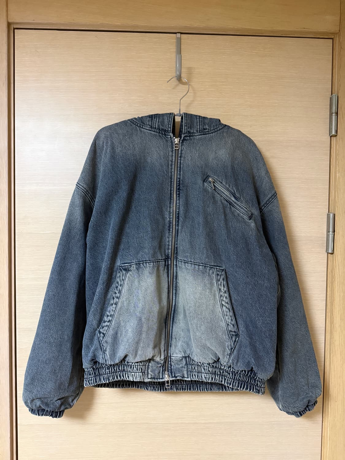 벨리에 자켓 가르송 데님 후디 점퍼 - 빈티지 인디고 95 (or교환) 상품이미지4