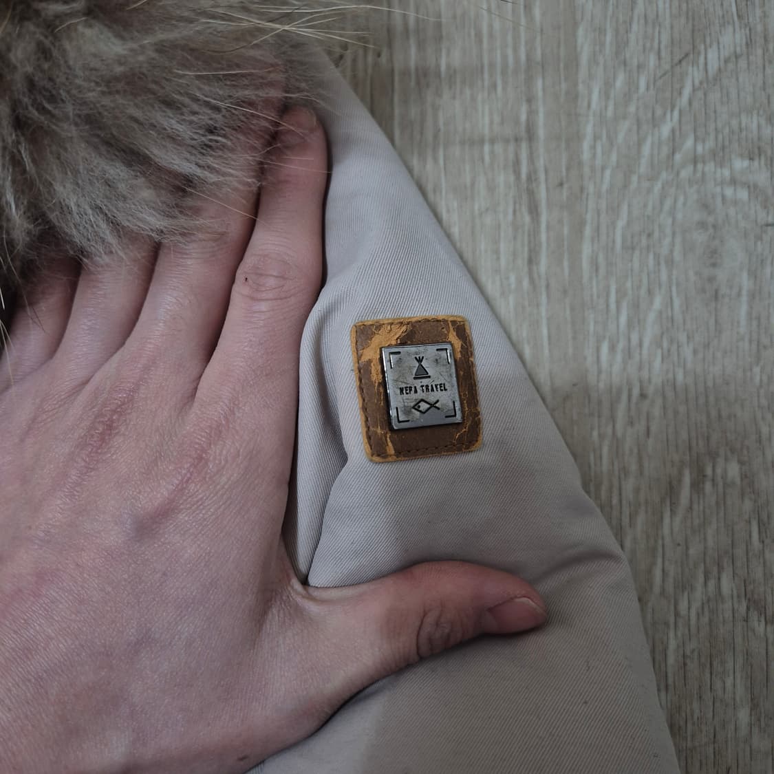 네파 트래벌 사이드와펜 덕다운 퍼후드 롱패딩 점퍼 L(100) 상품이미지5